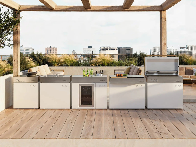 Outdoorküche auf Dachterrasse